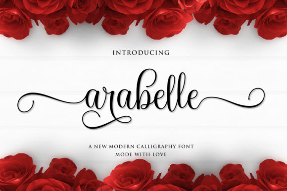 Arabelle: A Romantic Script Typeface for Editorial Design