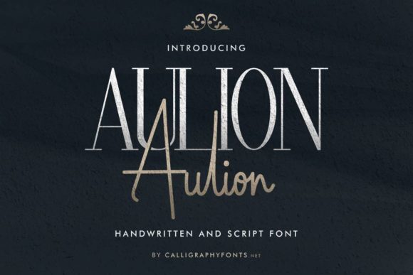 Aulion: A Glamorous Script Font for Scroll-Stopping Marketing