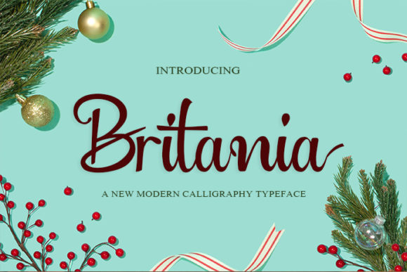 Britania Handwritten Font for Crafters & Sellers