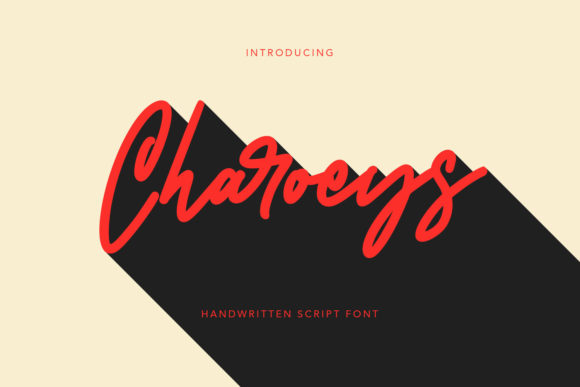 Charoeys: A Timeless Script Handwritten Font for Digital Design