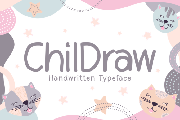 Childraw: A Sweet, Round-Handed Script Font for Playful Branding