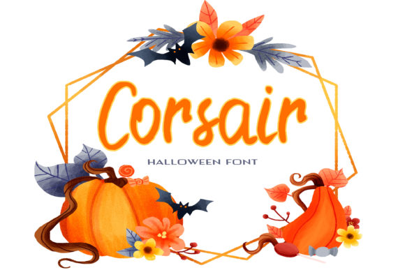Corsair: A Handwritten Font That Screams Halloween—Without Saying a Word