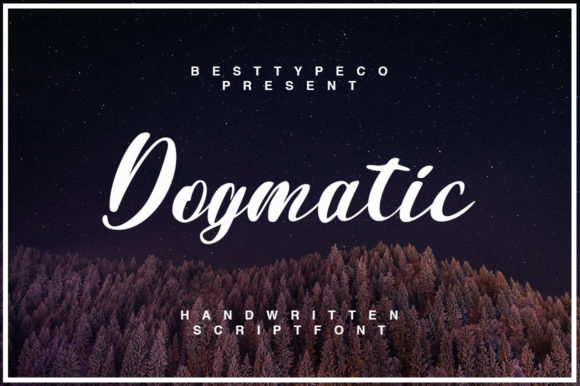 Dogmatic: A Handwritten Font That Feels Like a Quiet Conversation