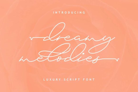 Dreamy Melodies: A Relaxed Handwritten Font for Romantic Branding