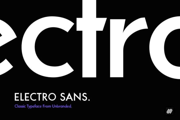 Electro Sans: A Clean, Confident Sans Serif Font for Digital Brands
