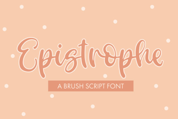 Epistrophe: A Script Font That Elevates Your Brand