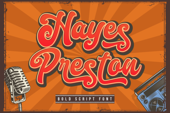 Hayes Preston: A Bold Handwritten Font for Editorial Impact