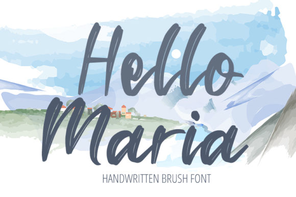 Hello Maria: A Script Handwritten Font That Feels Like a First Draft—In the Best Way