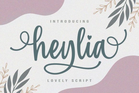 Heylia: A Timeless Script Handwritten Font for Crafters & Sellers