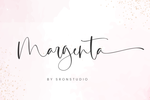 Margenta: A Script Handwritten Font for Digital Branding