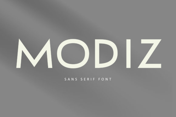 Modiz: A Clean Sans Serif Font That Elevates Your Brand