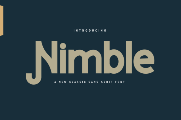 Nimble: A Sans Serif Font That Cuts Through the Noise