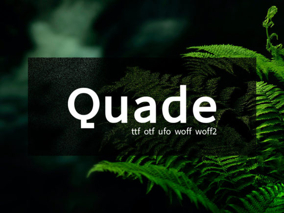 Quade: A Simple Sans Serif Font That Makes Your Brand Look Polished