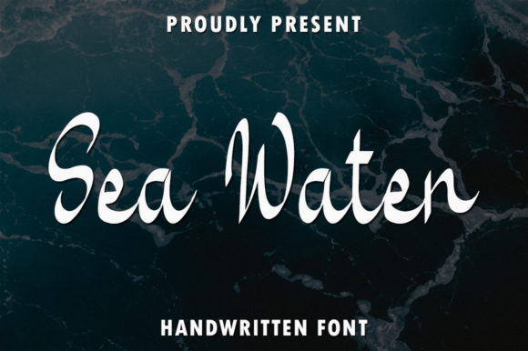 Sea Water: A Refined Handwritten Font for Editorial Design