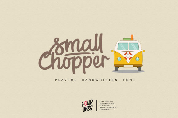 Small Chopper: A Playful Handwritten Font That Feels Like a Real Design Partner