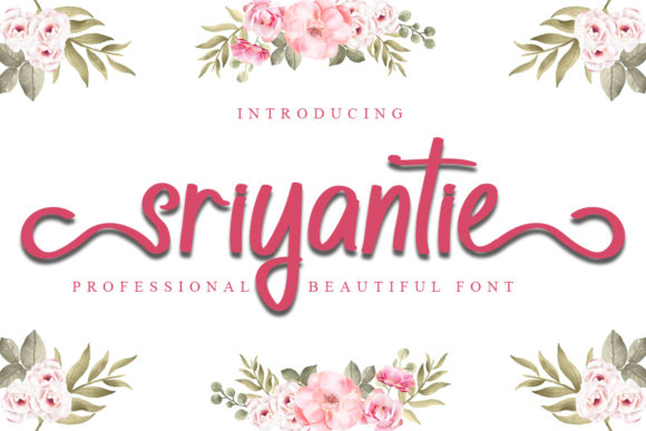 Sriyantie: A Refined Script Font for Digital Branding