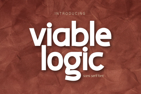 Viable Logic: A Bold, Clean Sans Serif Font for Digital Design