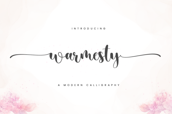 Warmesty: A Thoughtful Script Font for Editorial Warmth