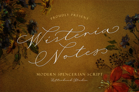 Wisteria Notes: An Elegant Script Font for Digital Branding