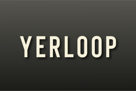 Yerloop: A Sans Serif Font That Breathes With Your Content